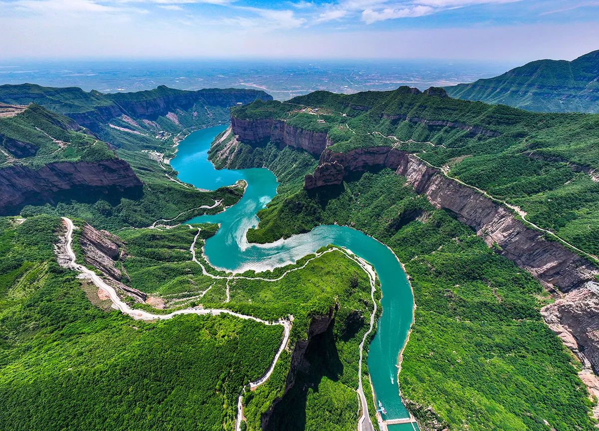 Youlongwan scenic background